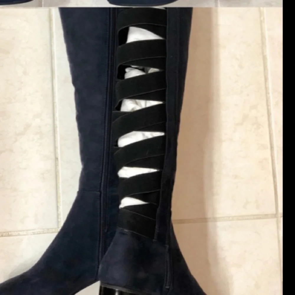 New Nine West eltynn over knee suede boots - Picture 7 of 11